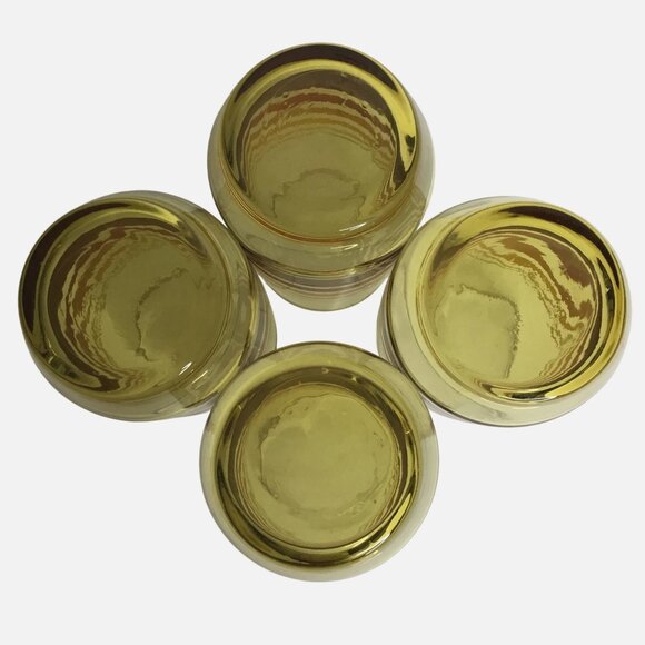 ANCHOR HOCKING Vintage Striped Cooler Iced Tea Glasses Set of 4 NOS Box USA 16oz - Picture 3 of 9